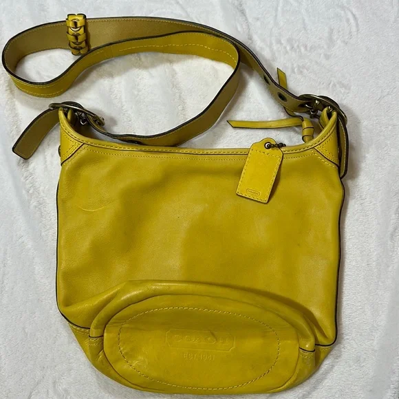 Coach | Bags | Coach Crossbody Yellow Shoulder Bag J7691422